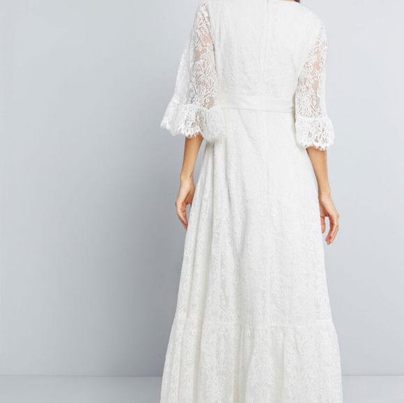 NWT Modcloth Through The Bluebells Lace Maxi Dress - Picture 2 of 7